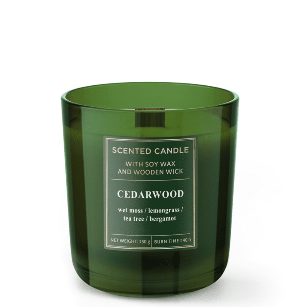Vela Copo Aromático Wood Cedarwood 40h
