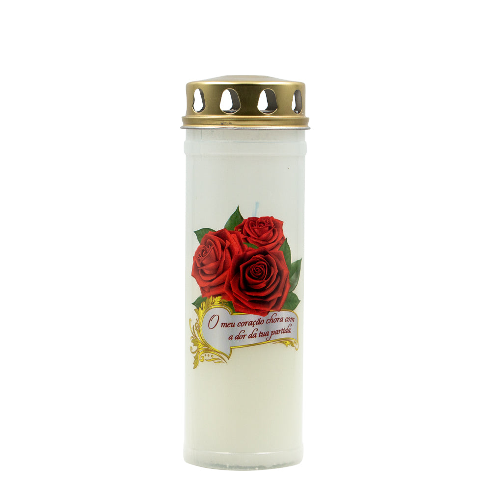 Vela Círio 60LL Rosas 340gr