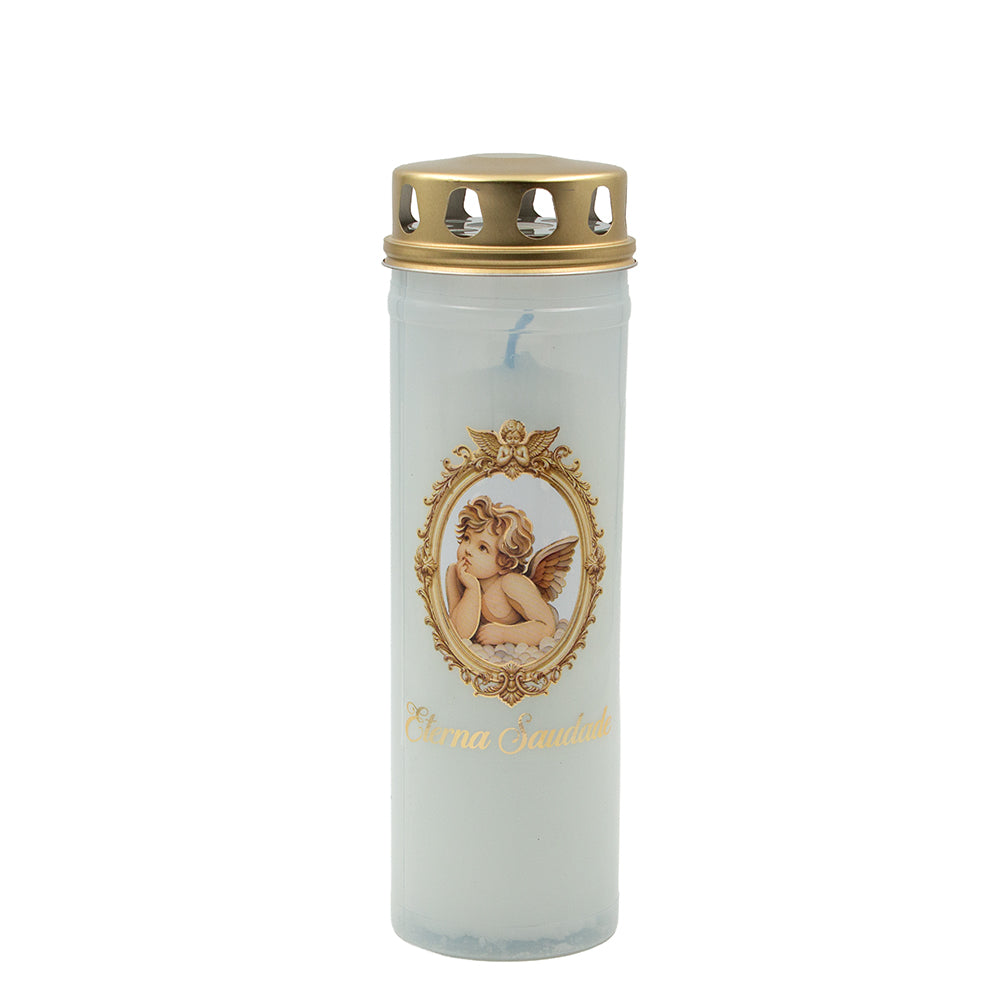 Vela Círio 60LL Anjo Pensador Dourado 340gr