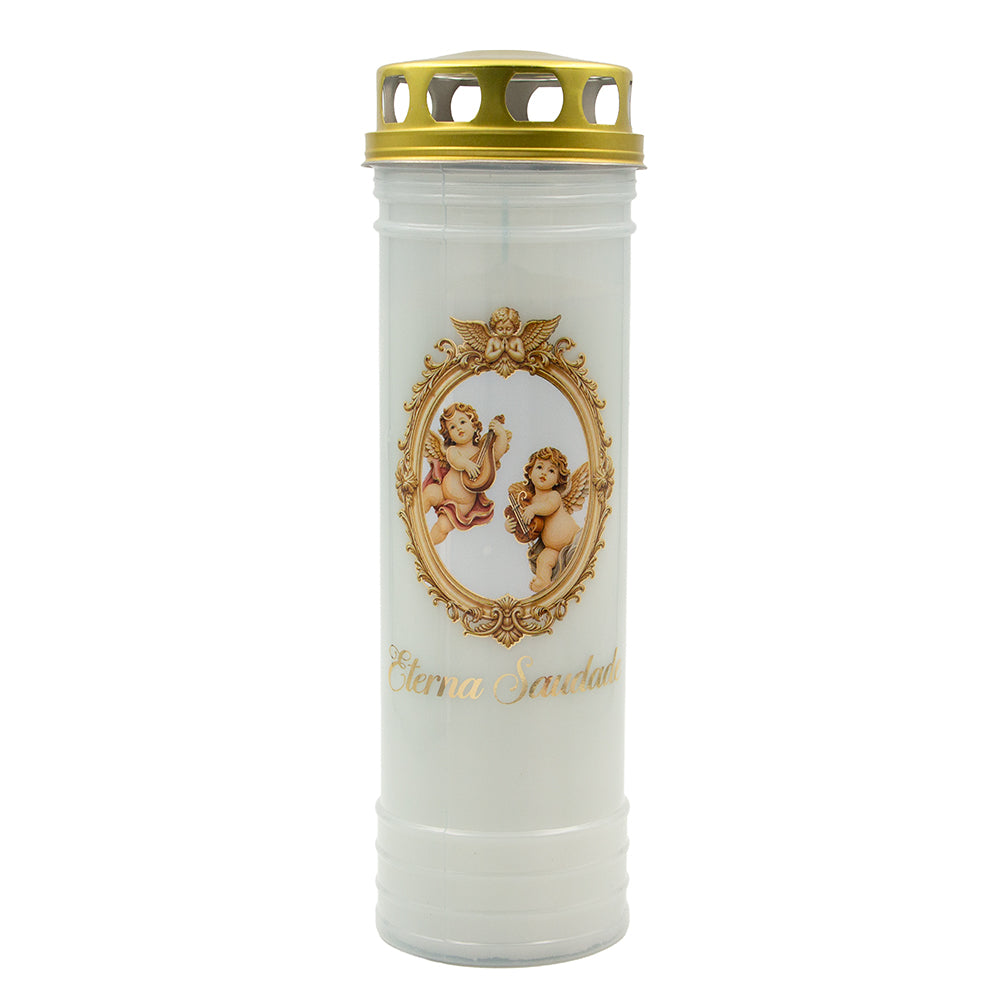 Vela Círio 8024 Planeta Anjos Dourado 720gr