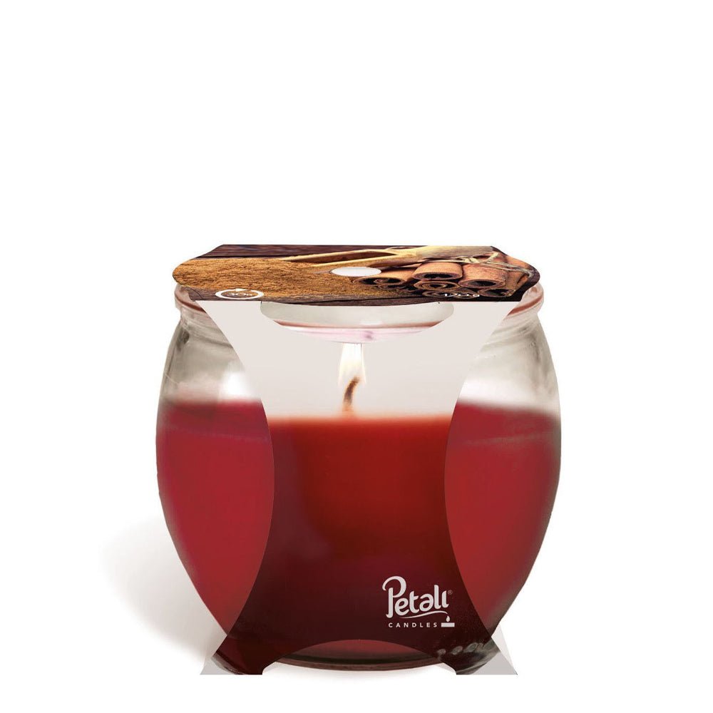 Vela Copo Aromático Canela 30h