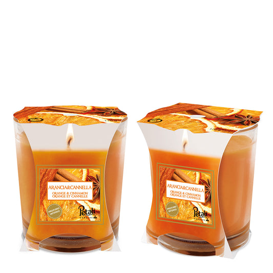 Vela Copo Aromático ALB  Laranja &  Canela 45 h