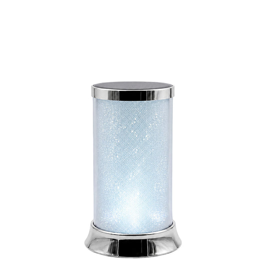 Vela Candeeiro Solar Glitter Prateado 1040