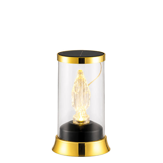 Vela Candeeiro Solar Maria Dourado 1045