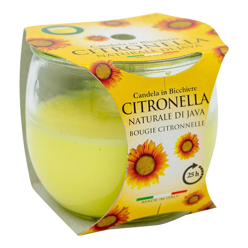 Vela Copo Aromático Maiorca Citronella 25 h