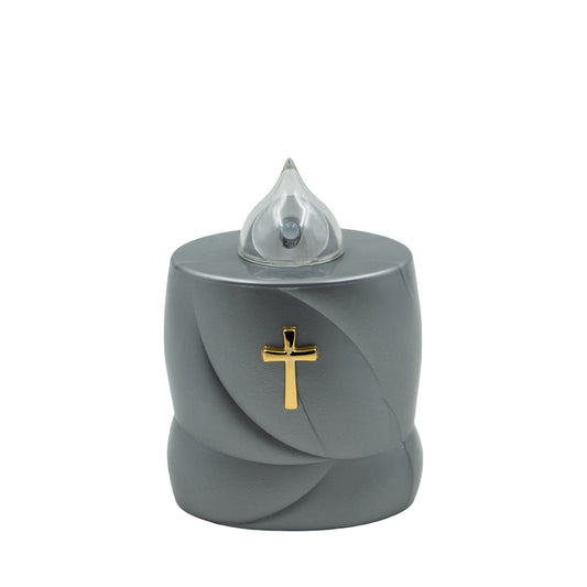Vela Elétrica D500 CP. Prateado Cruz