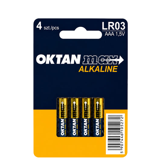 Pilhas Alcalinas OKTAN MAX AAA LR03