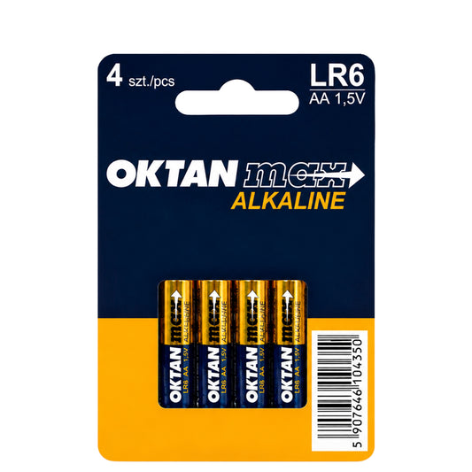 Pilhas Alcalinas OKTAN MAX AA LR06