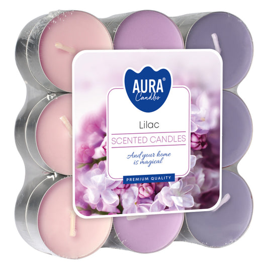 Vela Tealight Aromática Lilas Pack.18
