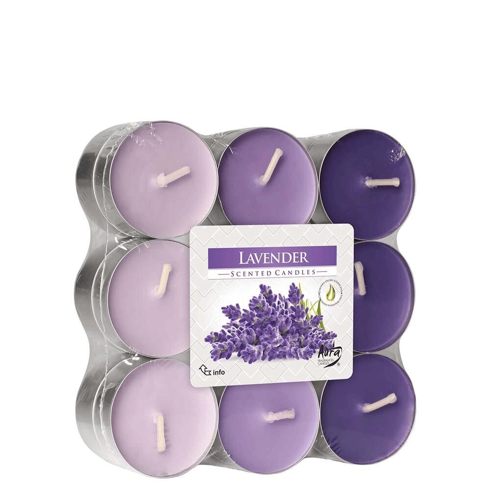 Vela Tealight Aromática Lavanda Pack.18