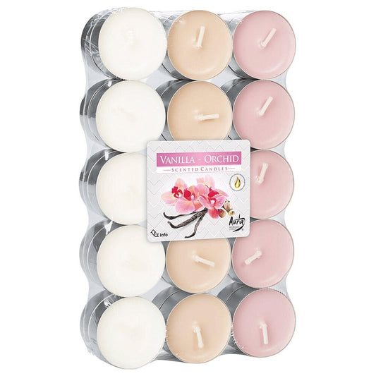 Vela Tealight Aromática Baunilha & Orquídea Pack.30