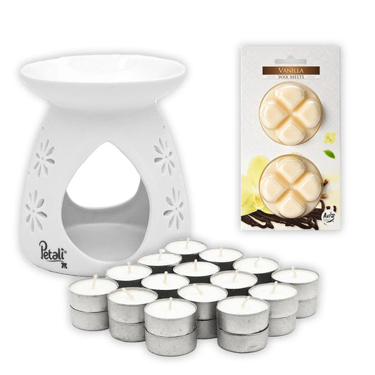 Pack Queimador, Essência e Tealight 30un.