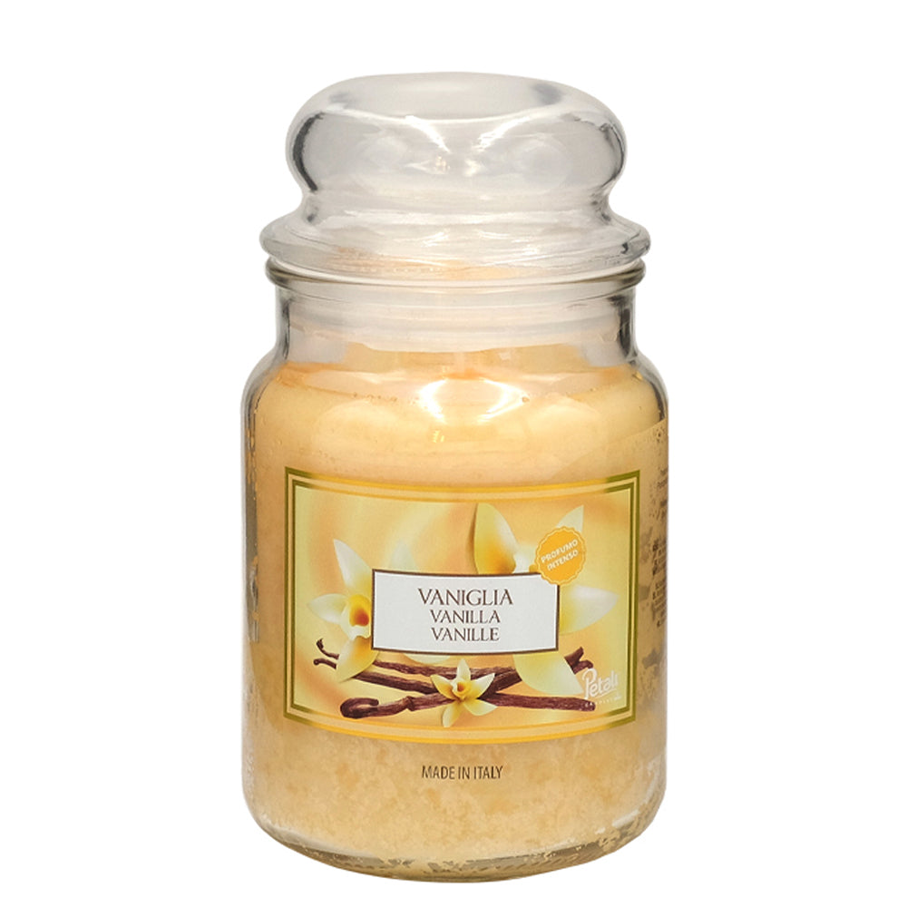 Vela Frasco Aromático Baunilha 100h