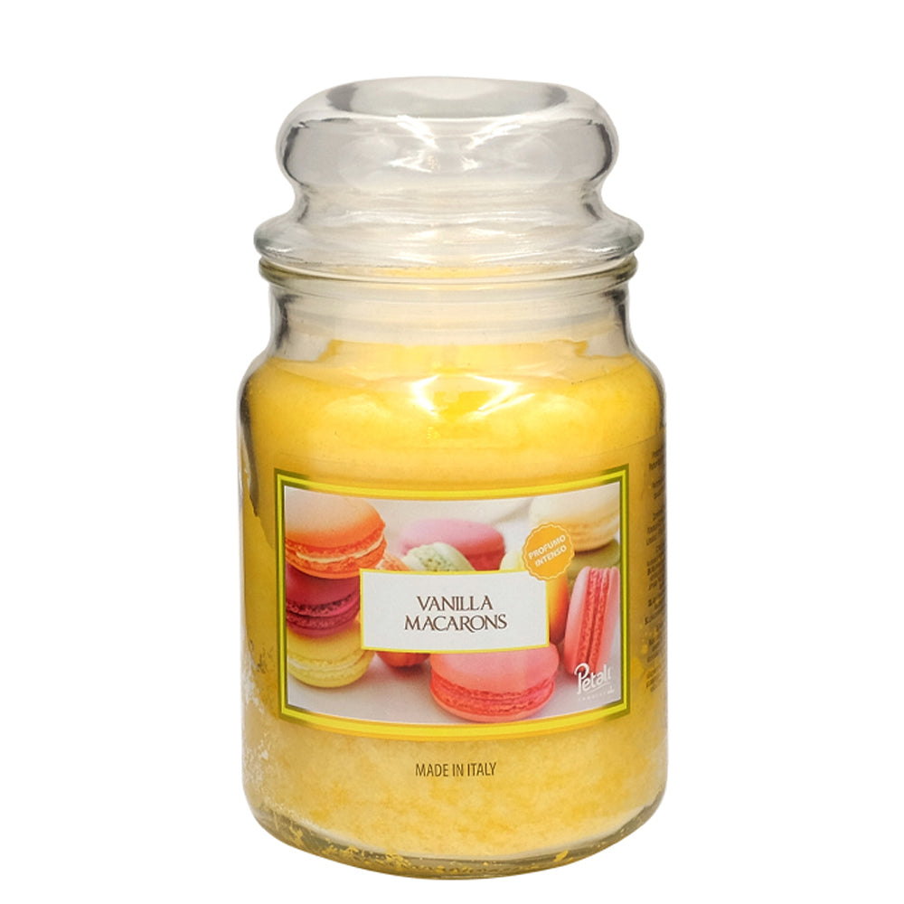 Vela Frasco Aromático PTBJ Baunilha & Macarons
