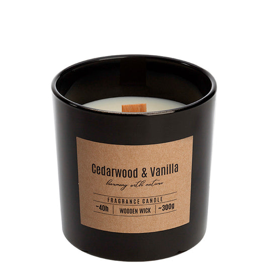 Vela Copo Aromático Cedro & Baunilha 40h