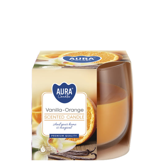 Vela Copo Aromático SN71 Baunilha & Laranja 24 h