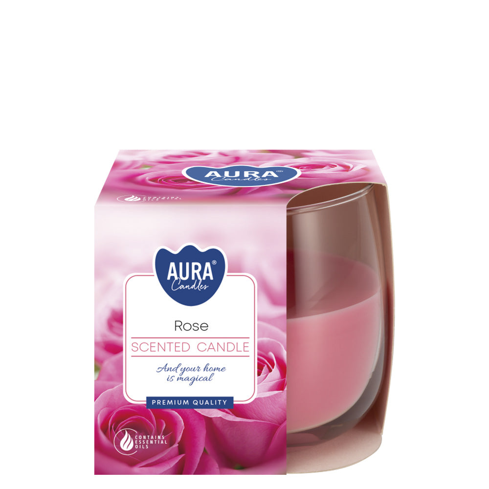 Vela Copo Aromático Rosa 24h