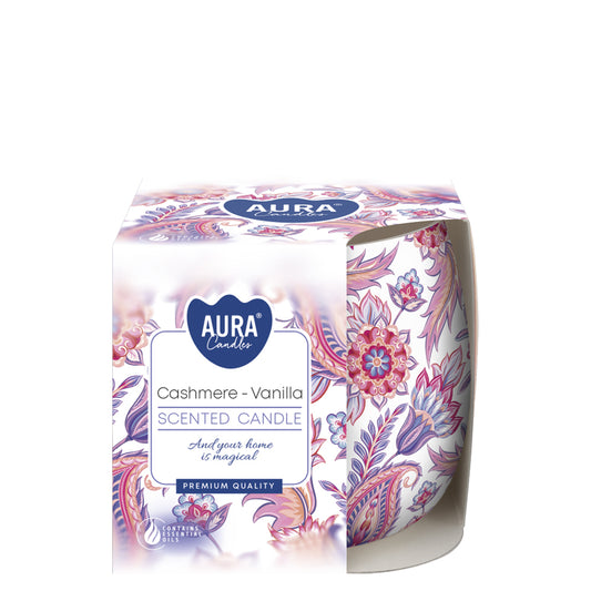 Vela Copo Aromático Caxemira/Baunilha 24h