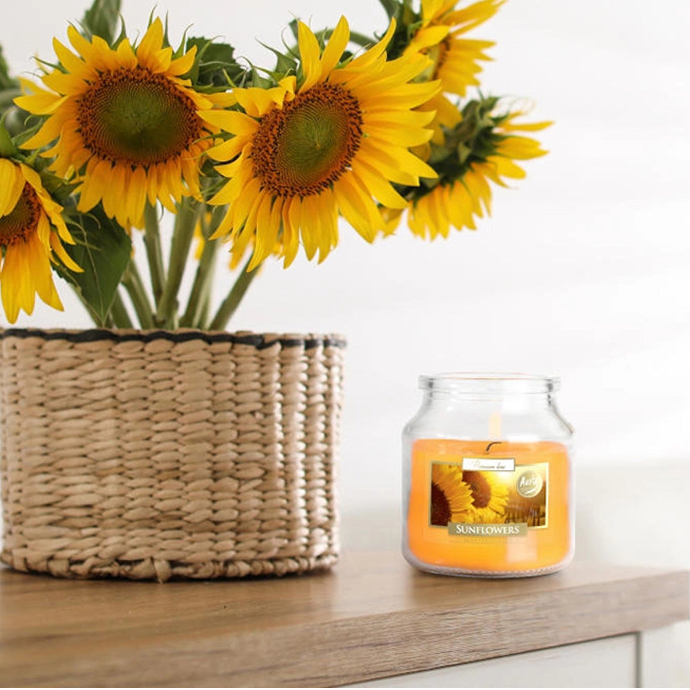 Vela Frasco Aromático SND71 Girassol 28 h