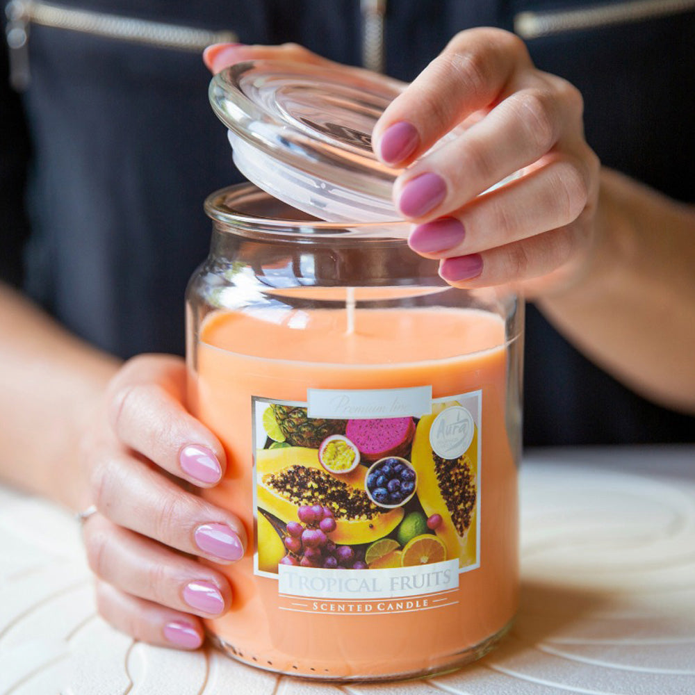 Vela Frasco Aromático Frutos Verão 100h