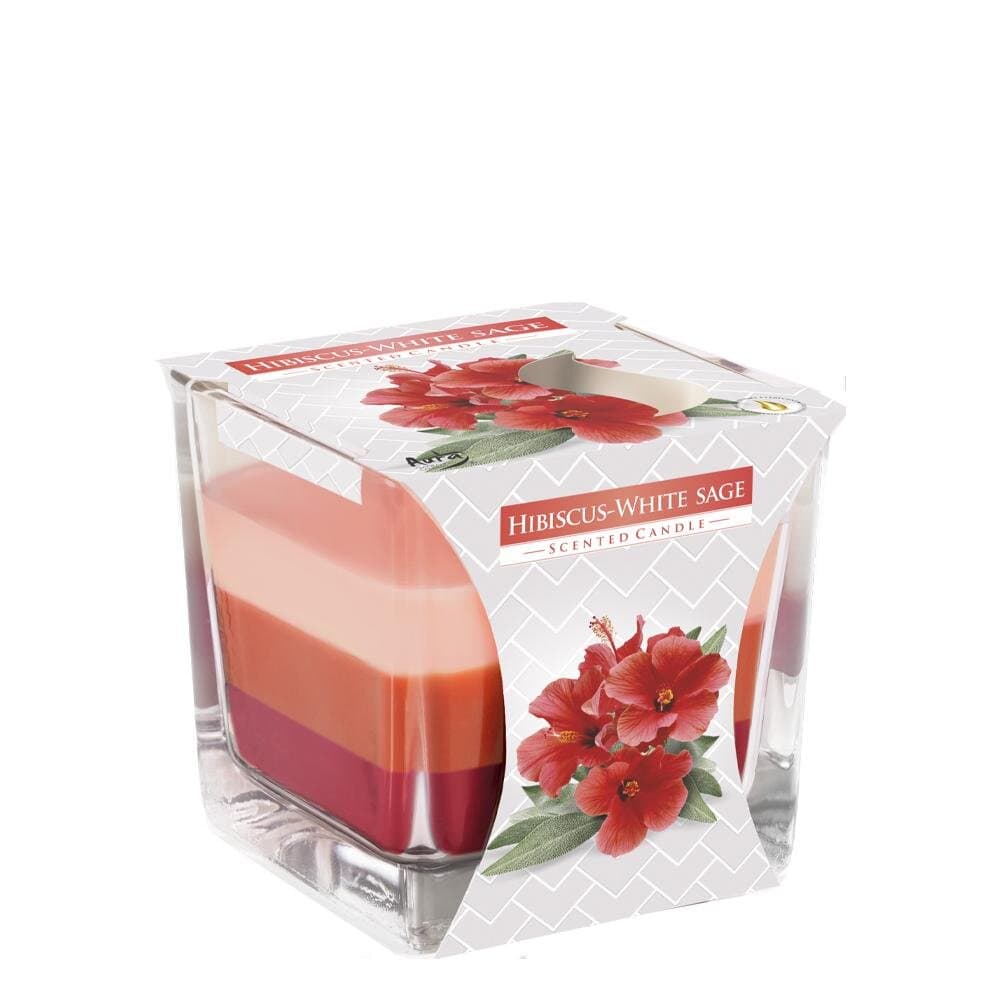 Vela Copo Aromático Hibisco & Salva Branca 32 h