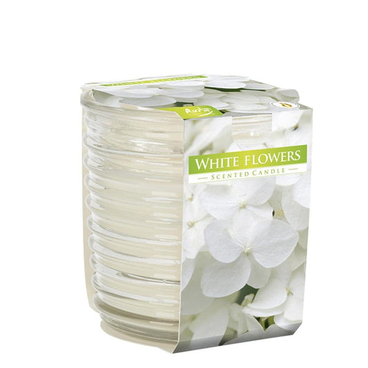 Vela Copo Aromático SNW80 Flores Brancas 28 h