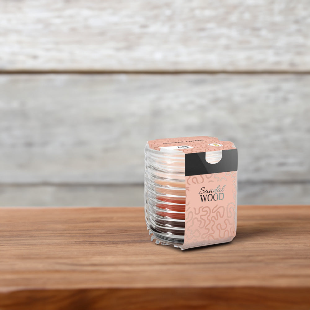Vela Copo Aromático Sandâlo 28h
