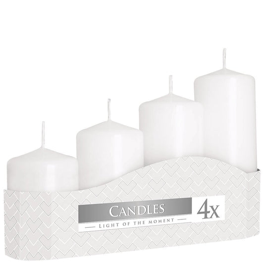 Vela Pilar 50/4 Pack.4 Branca 33h