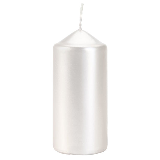 Vela Pilar 60/100 Branca Metálico 30h