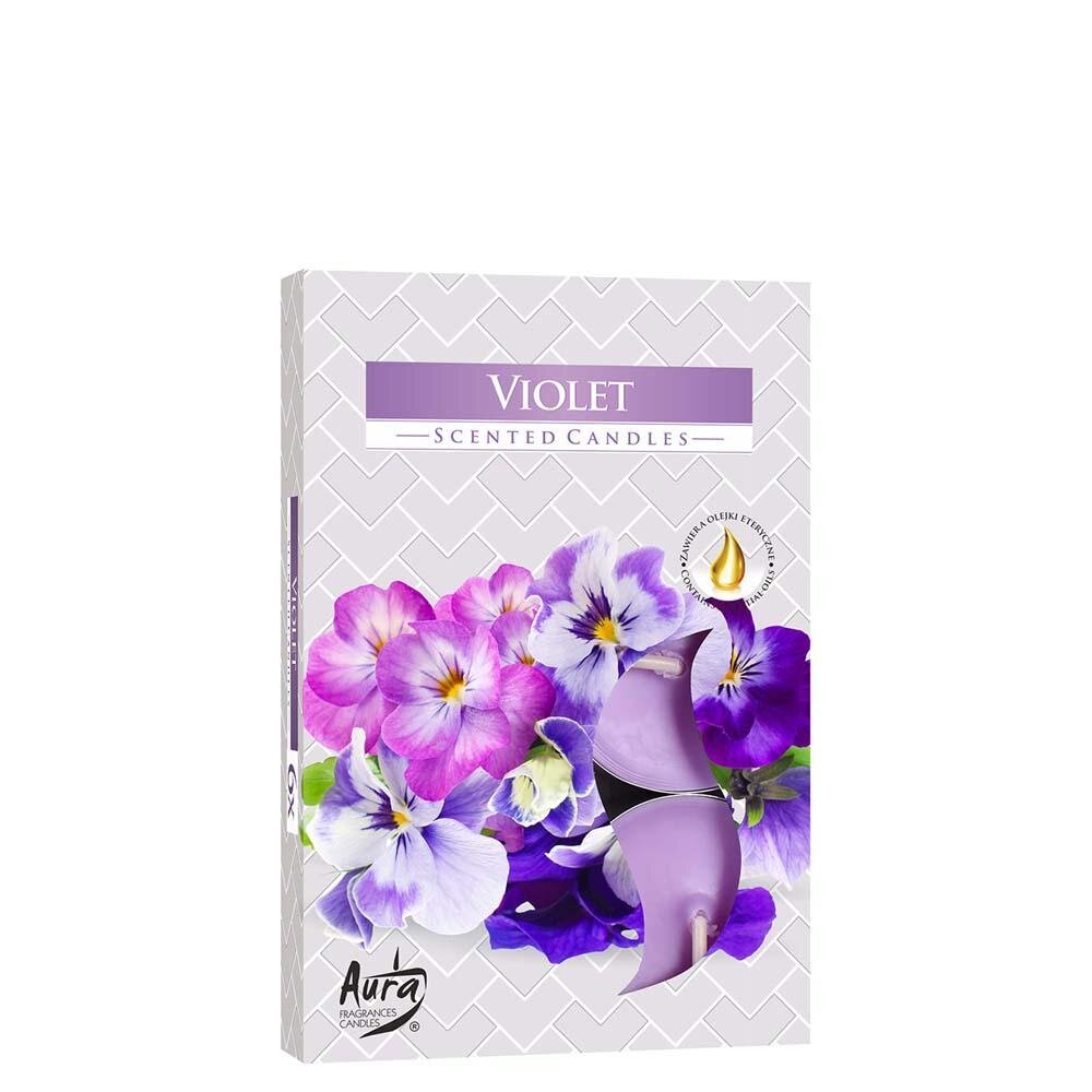 Vela Tealight Aromática Pack.6 Violeta 4h