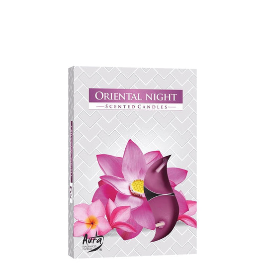 Vela Tealight Aromática Noite Oriental Pack.6