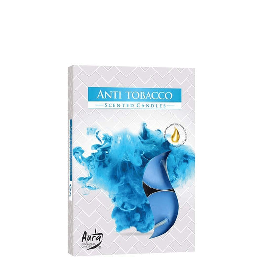 Vela Tealight Aromática Anti Tabaco Pack.6