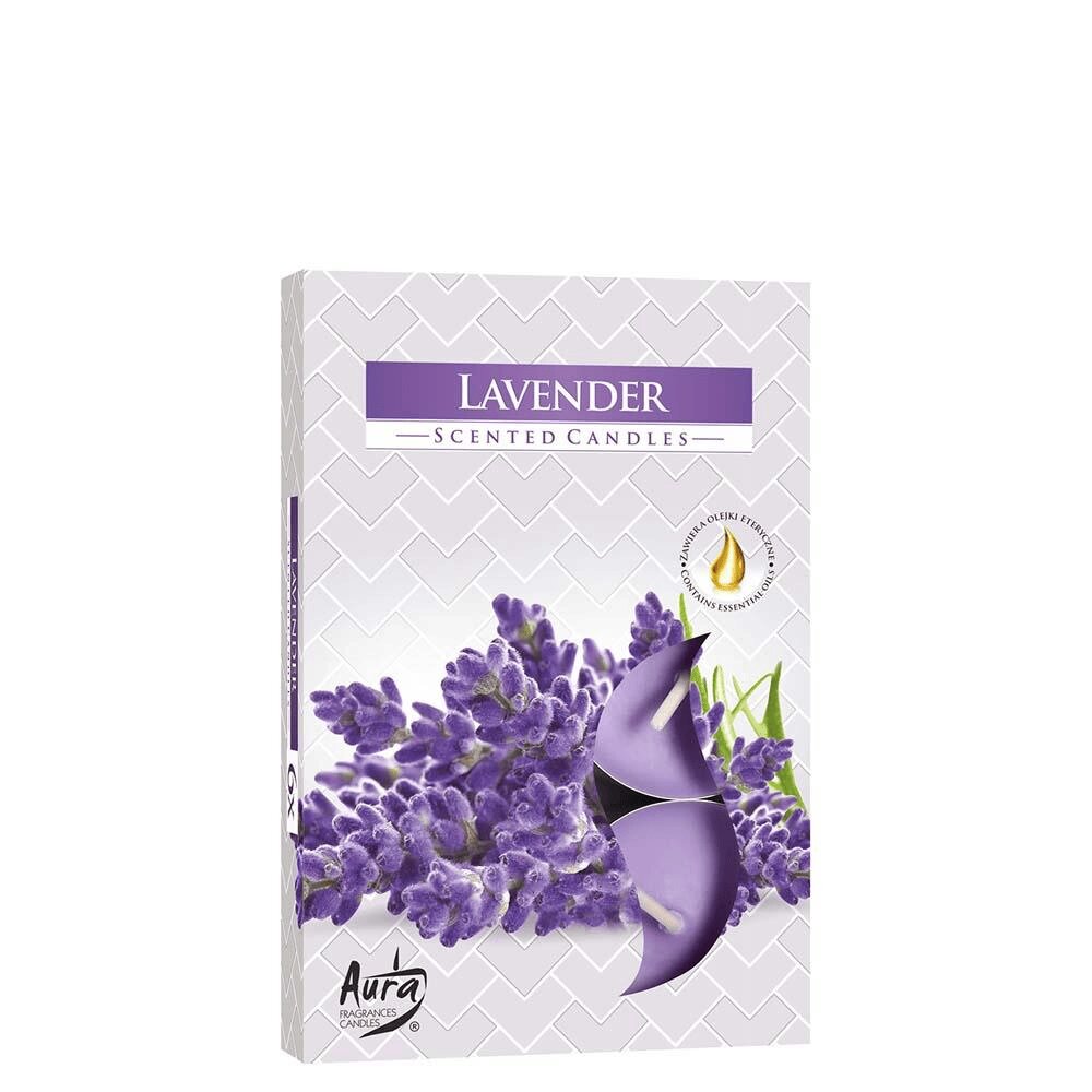 Vela Tealight Aromática Lavanda Pack.6