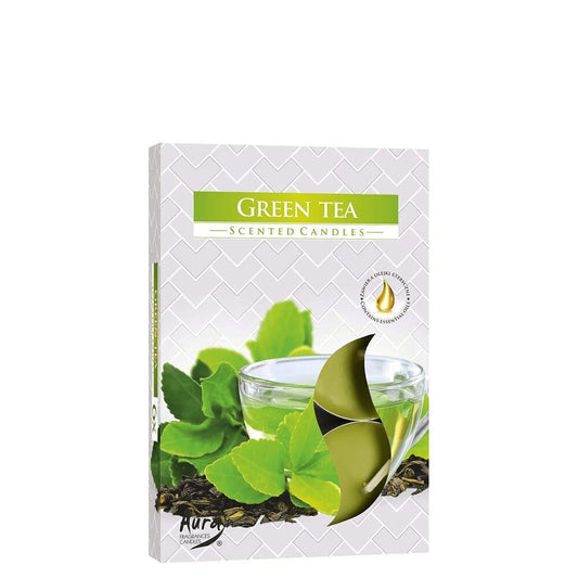 Vela Tealight Aromática Chá Verde Pack.6