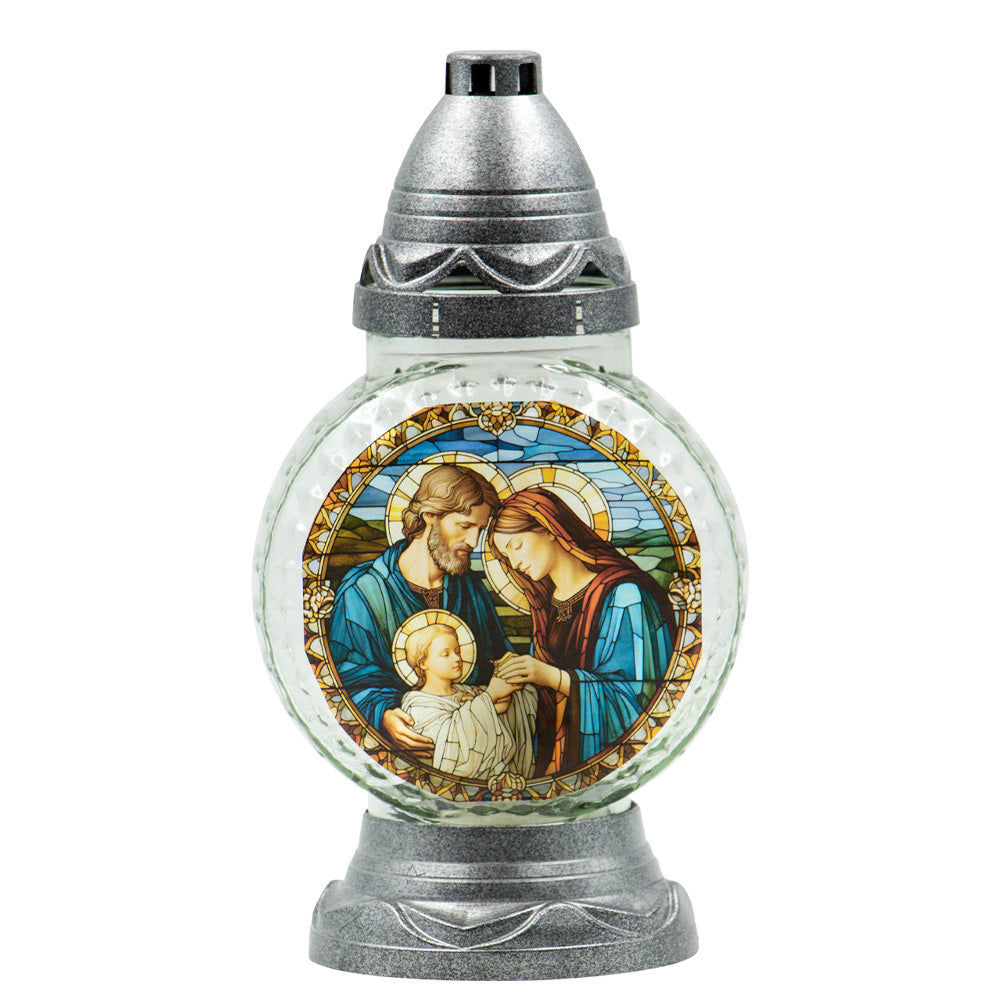 Vela Candeeiro Vidro VS818 Sagrada Familia (Recarga 0140)