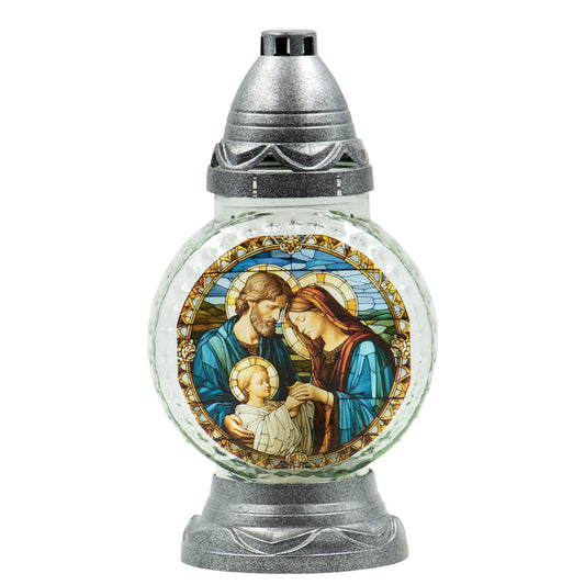 Vela Candeeiro Vidro VS818 Sagrada Familia (Recarga 0140)
