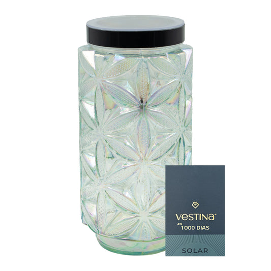 Vela Candeeiro Solar VSS31 Transparente