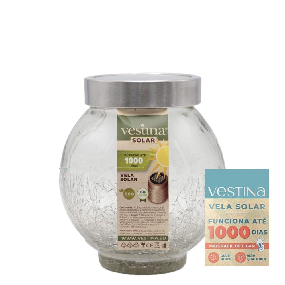 Vela Candeeiro Solar VSS7